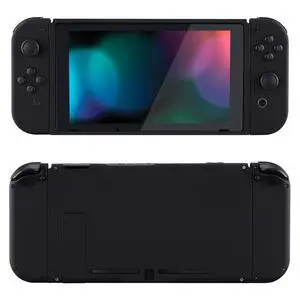 Black Front Back Plate for Nintendo Switch Console, NS Joycon Handheld Controller Housing with Full Set Buttons, Full Set Replacement Shell for Nintendo Switch - Switch NOT Included @ Black Front Back Plate for Nintendo Switch Console, NS Joycon Handheld Controller Housing with Full Set Buttons, Full Set Replacement Shell for Nintendo Switch - Switch NOT Included @