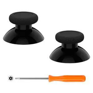 Replacement Thumbsticks for Xbox Series X & S, Joysticks Repair Kit for Xbox Wireless Controller, Custom Analog Stick Buttons for Xbox One S/X/Elite Controller - Black @ Replacement Thumbsticks for Xbox Series X & S, Joysticks Repair Kit for Xbox Wireless Controller, Custom Analog Stick Buttons for Xbox One S/X/Elite Controller - Black @