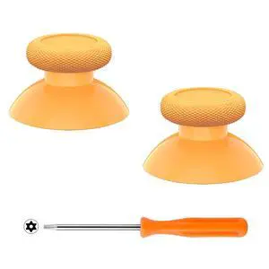 Replacement Thumbsticks for Xbox Series X & S Controller, Joysticks Repair Kit for Xbox Wireless Controller, Custom Analog Stick Buttons for Xbox One S/X/Elite Controller - Caution Yellow @ Replacement Thumbsticks for Xbox Series X & S Controller, Joysticks Repair Kit for Xbox Wireless Controller, Custom Analog Stick Buttons for Xbox One S/X/Elite Controller - Caution Yellow @