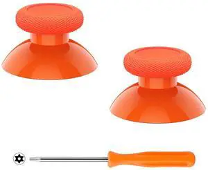 Replacement Thumbsticks for Xbox Series X & S Controller, Joysticks Repair Kit for Xbox Wireless Controller, Custom Analog Stick Buttons for Xbox One S/X/Elite Controller - Orange @ Replacement Thumbsticks for Xbox Series X & S Controller, Joysticks Repair Kit for Xbox Wireless Controller, Custom Analog Stick Buttons for Xbox One S/X/Elite Controller - Orange @