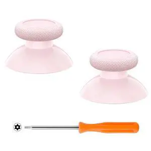 Replacement Thumbsticks for Xbox Core Wireless Controller, Joysticks Repair Kit for Xbox Series X/S Controller, Custom Analog Stick Buttons for Xbox One S/X/Elite - Cherry Blossoms Pink @ Replacement Thumbsticks for Xbox Core Wireless Controller, Joysticks Repair Kit for Xbox Series X/S Controller, Custom Analog Stick Buttons for Xbox One S/X/Elite - Cherry Blossoms Pink @