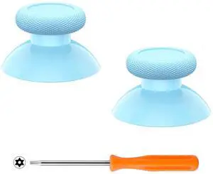Replacement Thumbsticks for Xbox Series X & S Controller, Joysticks Repair Kit for Xbox Wireless Controller, Custom Analog Stick Buttons for Xbox One S/X/Elite Controller - Heaven Blue @ Replacement Thumbsticks for Xbox Series X & S Controller, Joysticks Repair Kit for Xbox Wireless Controller, Custom Analog Stick Buttons for Xbox One S/X/Elite Controller - Heaven Blue @