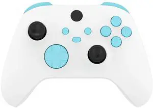 Replacement Buttons for Xbox Series X & S Controller, Heaven Blue Custom Accessories Repair Kit Bumpers Trigers Dpad ABXY Start Back Sync Share Keys Parts for Xbox Core Wireless Controller @ Replacement Buttons for Xbox Series X & S Controller, Heaven Blue Custom Accessories Repair Kit Bumpers Trigers Dpad ABXY Start Back Sync Share Keys Parts for Xbox Core Wireless Controller @
