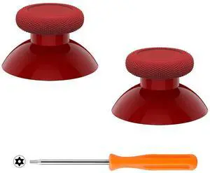 Replacement Thumbsticks for Xbox Series X & S, Joysticks Repair Kit for Xbox Wireless Controller, Custom Analog Stick Buttons for Xbox One S/X/Elite Controller - Carmine Red @ Replacement Thumbsticks for Xbox Series X & S, Joysticks Repair Kit for Xbox Wireless Controller, Custom Analog Stick Buttons for Xbox One S/X/Elite Controller - Carmine Red @