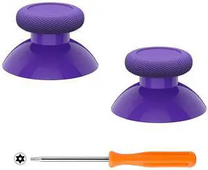 Replacement Thumbsticks for Xbox Series X & S Controller, Joysticks Repair Kit for Xbox Wireless Controller, Custom Analog Stick Buttons for Xbox One S/X/Elite Controller - Purple @ Replacement Thumbsticks for Xbox Series X & S Controller, Joysticks Repair Kit for Xbox Wireless Controller, Custom Analog Stick Buttons for Xbox One S/X/Elite Controller - Purple @