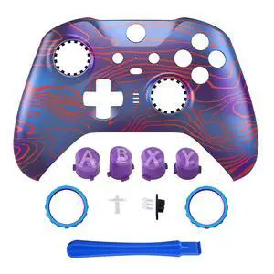 Damascuscamo Patterned Faceplate Shell + Three-Tone ABXY Button for Xbox Elite 2 Core Controller @ Damascuscamo Patterned Faceplate Shell + Three-Tone ABXY Button for Xbox Elite 2 Core Controller @