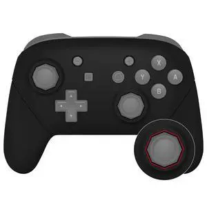 Black Faceplate Backplate Handles Cover, Octagonal Gated Sticks Design DIY Replacement Grip Housing Shell for Nintendo Switch Pro Controller - Controller NOT Included @ Black Faceplate Backplate Handles Cover, Octagonal Gated Sticks Design DIY Replacement Grip Housing Shell for Nintendo Switch Pro Controller - Controller NOT Included @