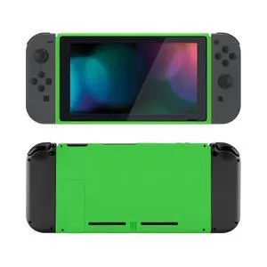 Green Soft Touch Grip Faceplate Backplate DIY Replacement Housing Shell Case for Nintendo Switch Console with Kickstand JoyCon Console NOT Included @ Green Soft Touch Grip Faceplate Backplate DIY Replacement Housing Shell Case for Nintendo Switch Console with Kickstand JoyCon Console NOT Included @