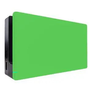 Green Custom Faceplate for Nintendo Switch Charging Dock, Soft Touch Grip DIY Replacement Housing Shell for Nintendo Switch Dock @ Green Custom Faceplate for Nintendo Switch Charging Dock, Soft Touch Grip DIY Replacement Housing Shell for Nintendo Switch Dock @