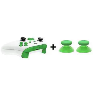 Green Custom Thumbsticks + Replacement Buttons for Xbox Series X/S Controller @ Green Custom Thumbsticks + Replacement Buttons for Xbox Series X/S Controller @