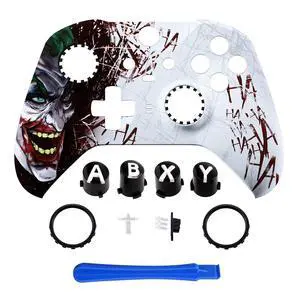 Clown Hahaha Patterned Faceplate Shell + Three-Tone ABXY Button for Xbox Elite 2 Core Controller @ Clown Hahaha Patterned Faceplate Shell + Three-Tone ABXY Button for Xbox Elite 2 Core Controller @