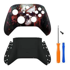 Custom Phantom Skull Patterned Shell for Xbox Series X|S + Bottom Shell for Xbox Series X/S Controller @ Custom Phantom Skull Patterned Shell for Xbox Series X|S + Bottom Shell for Xbox Series X/S Controller @
