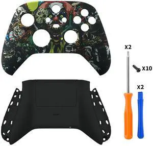 Custom Scary Party Patterned Shell for Xbox Series X|S + Bottom Shell for Xbox Series X/S Controller @ Custom Scary Party Patterned Shell for Xbox Series X|S + Bottom Shell for Xbox Series X/S Controller @