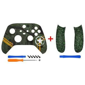 Army Mecha Patterned Shell + Replacement Left Right Side Rails for Xbox Series X/S Controller @ Army Mecha Patterned Shell + Replacement Left Right Side Rails for Xbox Series X/S Controller @
