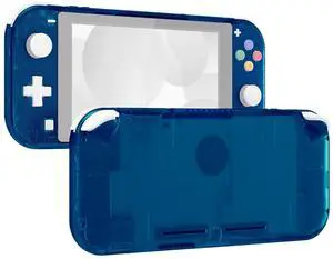 Transparent Clear Blue DIY Replacement Shell for Nintendo Switch Lite, NSL Handheld Controller Housing with Screen Protector, Custom Case Cover for Nintendo Switch Lite @ Transparent Clear Blue DIY Replacement Shell for Nintendo Switch Lite, NSL Handheld Controller Housing with Screen Protector, Custom Case Cover for Nintendo Switch Lite @