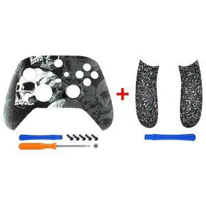 Lonely Skull Patterned Shell + Replacement Left Right Side Rails for Xbox Series X/S Controller @ Lonely Skull Patterned Shell + Replacement Left Right Side Rails for Xbox Series X/S Controller @