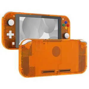 Clear Orange DIY Replacement Shell for Nintendo Switch Lite, NSL Handheld Controller Housing with Screen Protector, Custom Case Cover for Nintendo Switch Lite @ Clear Orange DIY Replacement Shell for Nintendo Switch Lite, NSL Handheld Controller Housing with Screen Protector, Custom Case Cover for Nintendo Switch Lite @