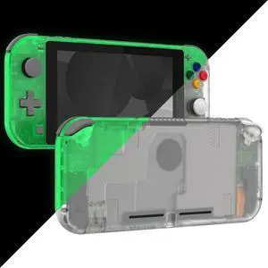 Glow in Dark - Green DIY Replacement Shell for Nintendo Switch Lite, NSL Handheld Controller Housing with Screen Protector, Custom Case Cover for Nintendo Switch Lite @ Glow in Dark - Green DIY Replacement Shell for Nintendo Switch Lite, NSL Handheld Controller Housing with Screen Protector, Custom Case Cover for Nintendo Switch Lite @