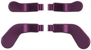 4 pcs Metallic Grape Stainless Steel Paddles, Replacement Interchangeable Hair Trigger Locks for Xbox One Elite, Xbox Elite Series 2 & Elite 2 Core Controller @ 4 pcs Metallic Grape Stainless Steel Paddles, Replacement Interchangeable Hair Trigger Locks for Xbox One Elite, Xbox Elite Series 2 & Elite 2 Core Controller @