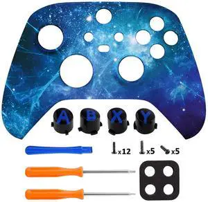 Nebula Patterned Shell + Custom ABXY Replacement Buttons for Xbox Series X/S Controller @ Nebula Patterned Shell + Custom ABXY Replacement Buttons for Xbox Series X/S Controller @