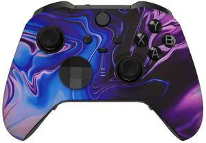 Origin of Chaos Faceplate Cover, Soft Touch Front Housing Shell Case Replacement Kit for Xbox One Elite Series 2, Xbox Elite 2 Core Controller Model 1797 - Thumbstick Accent Rings Included @ Origin of Chaos Faceplate Cover, Soft Touch Front Housing Shell Case Replacement Kit for Xbox One Elite Series 2, Xbox Elite 2 Core Controller Model 1797 - Thumbstick Accent Rings Included @