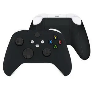 Black Replacement Side Rails + Back Shell + Faceplate for Xbox Series X/S Controller - Controller NOT Included @ Black Replacement Side Rails + Back Shell + Faceplate for Xbox Series X/S Controller - Controller NOT Included @