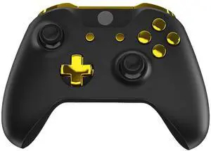 LB RB LT RT Bumpers Triggers D-Pad ABXY Start Back Sync Buttons, Chrome Gold Full Set Buttons Repair Kits with Tools for Xbox One S & Xbox One X Controller (Model 1708) @ LB RB LT RT Bumpers Triggers D-Pad ABXY Start Back Sync Buttons, Chrome Gold Full Set Buttons Repair Kits with Tools for Xbox One S & Xbox One X Controller (Model 1708) @