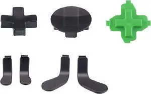 Replacement Metal D-Pads, Trigger Locks Paddles Hair for Xbox Elite 2 Controller, Elite Series 2 & Series 1 - Metal Black @ Replacement Metal D-Pads, Trigger Locks Paddles Hair for Xbox Elite 2 Controller, Elite Series 2 & Series 1 - Metal Black @