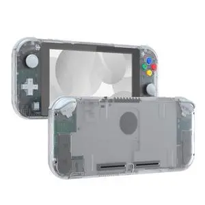 Transparent Clear DIY Replacement Shell for Nintendo Switch Lite, NSL Handheld Controller Housing w/Screen Protector, Custom Case Cover for Nintendo Switch Lite @ Transparent Clear DIY Replacement Shell for Nintendo Switch Lite, NSL Handheld Controller Housing w/Screen Protector, Custom Case Cover for Nintendo Switch Lite @