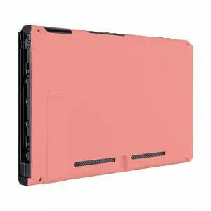 Soft Touch Grip Coral Console Back Plate DIY Replacement Housing Shell Case for Nintendo Switch Console with Kickstand JoyCon Shell NOT Included @ Soft Touch Grip Coral Console Back Plate DIY Replacement Housing Shell Case for Nintendo Switch Console with Kickstand JoyCon Shell NOT Included @