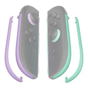 Replacement Decorative Strips for Joycon 2, Custom DIY Decoration Strip Side Housing Trim Shell with Prying Stick for Nintendo Switch 2 Controller - Purple & Green @ Replacement Decorative Strips for Joycon 2, Custom DIY Decoration Strip Side Housing Trim Shell with Prying Stick for Nintendo Switch 2 Controller - Purple & Green @