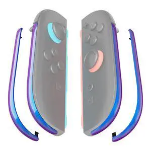 Replacement Decorative Strips for Joycon 2, Custom DIY Decoration Strip Side Housing Trim Shell with Prying Stick for Nintendo Switch 2 Controller - Chameleon Purple Blue @ Replacement Decorative Strips for Joycon 2, Custom DIY Decoration Strip Side Housing Trim Shell with Prying Stick for Nintendo Switch 2 Controller - Chameleon Purple Blue @