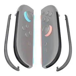Replacement Decorative Strips for Joycon 2, Custom DIY Decoration Strip Side Housing Trim Shell with Prying Stick for Nintendo Switch 2 Controller - Clear Slate Black @ Replacement Decorative Strips for Joycon 2, Custom DIY Decoration Strip Side Housing Trim Shell with Prying Stick for Nintendo Switch 2 Controller - Clear Slate Black @