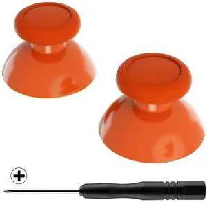 Orange Replacement 3D Joystick Thumbsticks, Analog Thumb Sticks with Cross Screwdriver for Nintendo Switch Pro Controller @ Orange Replacement 3D Joystick Thumbsticks, Analog Thumb Sticks with Cross Screwdriver for Nintendo Switch Pro Controller @