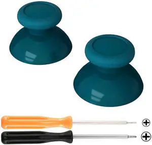 Mineral Blue Replacement 3D Joystick Thumbsticks, Analog Thumb Sticks with Cross Screwdriver for Nintendo Switch Pro Controller @ Mineral Blue Replacement 3D Joystick Thumbsticks, Analog Thumb Sticks with Cross Screwdriver for Nintendo Switch Pro Controller @