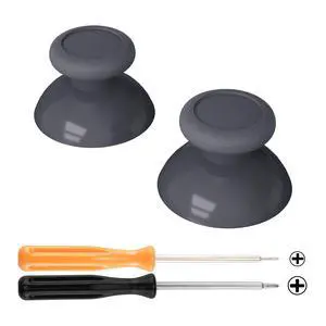 Classic Gray Replacement 3D Joystick Thumbsticks, Analog Thumb Sticks with Cross Screwdriver for Nintendo Switch Pro Controller @ Classic Gray Replacement 3D Joystick Thumbsticks, Analog Thumb Sticks with Cross Screwdriver for Nintendo Switch Pro Controller @