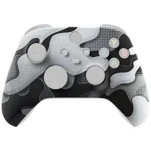 Custom Shell for Xbox Series X & S Controller - Revitalize Your Controller - Black White Camouflage Replacement Front Housing Cover for Xbox Core Controller Wireless @ Custom Shell for Xbox Series X & S Controller - Revitalize Your Controller - Black White Camouflage Replacement Front Housing Cover for Xbox Core Controller Wireless @