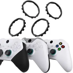Redesigned Replacement Octagonal Gated Sticks Accent Rings for Xbox Elite Series 2 Core, for Elite Series 2, for Xbox Elite, for ASR Version Shell for Xbox Series X/S Controller - Black @ Redesigned Replacement Octagonal Gated Sticks Accent Rings for Xbox Elite Series 2 Core, for Elite Series 2, for Xbox Elite, for ASR Version Shell for Xbox Series X/S Controller - Black @
