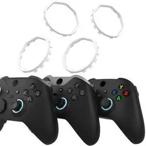 Redesigned Replacement Octagonal Gated Sticks Accent Rings for Xbox Elite Series 2 Core, for Elite Series 2, for Xbox Elite, for ASR Version Shell for Xbox Series X/S Controller - White @ Redesigned Replacement Octagonal Gated Sticks Accent Rings for Xbox Elite Series 2 Core, for Elite Series 2, for Xbox Elite, for ASR Version Shell for Xbox Series X/S Controller - White @