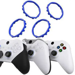 Redesigned Replacement Octagonal Gated Sticks Accent Rings for Xbox Elite Series 2 Core, for Elite Series 2, for Xbox Elite, for ASR Version Shell for Xbox Series X/S Controller - Blue @ Redesigned Replacement Octagonal Gated Sticks Accent Rings for Xbox Elite Series 2 Core, for Elite Series 2, for Xbox Elite, for ASR Version Shell for Xbox Series X/S Controller - Blue @