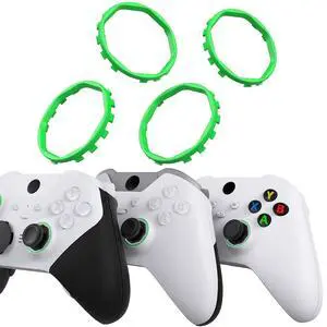 Redesigned Replacement Octagonal Gated Sticks Accent Rings for Xbox Elite Series 2 Core, for Elite Series 2, for Xbox Elite, for ASR Version Shell for Xbox Series X/S Controller - Green @ Redesigned Replacement Octagonal Gated Sticks Accent Rings for Xbox Elite Series 2 Core, for Elite Series 2, for Xbox Elite, for ASR Version Shell for Xbox Series X/S Controller - Green @