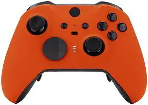 Orange Soft Touch Grip Faceplate Cover, Front Housing Shell Case Replacement Kit for Xbox One Elite Series 2, Xbox Elite 2 Core Controller Model 1797 - Controller NOT Included @ Orange Soft Touch Grip Faceplate Cover, Front Housing Shell Case Replacement Kit for Xbox One Elite Series 2, Xbox Elite 2 Core Controller Model 1797 - Controller NOT Included @