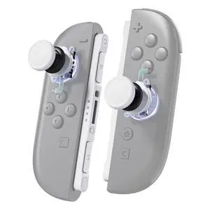 Replacement 3D Joystick & Thumb Grips & Side Rail Shell Buttons for Nintendo Switch 2 JoyCon, Console Rail Stickers Controller Left Right Analog Stick Thumbsticks Caps for Switch 2 - White @ Replacement 3D Joystick & Thumb Grips & Side Rail Shell Buttons for Nintendo Switch 2 JoyCon, Console Rail Stickers Controller Left Right Analog Stick Thumbsticks Caps for Switch 2 - White @