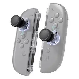 Replacement 3D Joystick & Thumb Grips & Side Rail Shell Buttons for Nintendo Switch 2 JoyCon, Console Rail Stickers Controller Left Right Analog Stick Thumbsticks Caps for Switch 2 - Clear @ Replacement 3D Joystick & Thumb Grips & Side Rail Shell Buttons for Nintendo Switch 2 JoyCon, Console Rail Stickers Controller Left Right Analog Stick Thumbsticks Caps for Switch 2 - Clear @