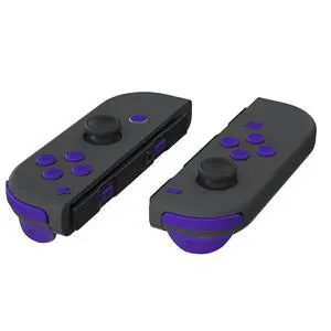 DIY Full Set Buttons for Nintendo Switch & Switch OLED, Custom Replacement Buttons for JoyCon, ABXY Direction Keys SR SL L R ZR ZL + - Home Capture Trigger Buttons Springs - Purple @ DIY Full Set Buttons for Nintendo Switch & Switch OLED, Custom Replacement Buttons for JoyCon, ABXY Direction Keys SR SL L R ZR ZL + - Home Capture Trigger Buttons Springs - Purple @