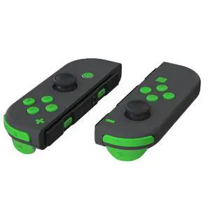 DIY Full Set Buttons for Nintendo Switch & Switch OLED, Custom Replacement Buttons for JoyCon, ABXY Direction Keys SR SL L R ZR ZL + - Home Capture Trigger Buttons Springs - Green @ DIY Full Set Buttons for Nintendo Switch & Switch OLED, Custom Replacement Buttons for JoyCon, ABXY Direction Keys SR SL L R ZR ZL + - Home Capture Trigger Buttons Springs - Green @