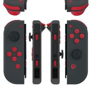 DIY Full Set Buttons for Nintendo Switch & Switch OLED, Custom Replacement Buttons for JoyCon, ABXY Direction Keys SR SL L R ZR ZL + - Home Capture Trigger Buttons Springs - Passion Red @ DIY Full Set Buttons for Nintendo Switch & Switch OLED, Custom Replacement Buttons for JoyCon, ABXY Direction Keys SR SL L R ZR ZL + - Home Capture Trigger Buttons Springs - Passion Red @