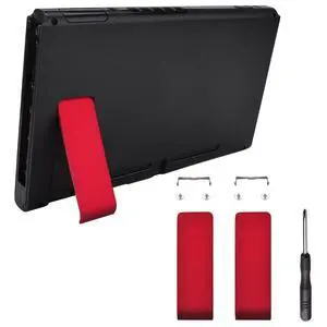 2 Set of Scarlet Red Replacement Kickstand for Nintendo Switch Console, Back Bracket Holder Kick Stand for Nintendo Switch - Console NOT Included @ 2 Set of Scarlet Red Replacement Kickstand for Nintendo Switch Console, Back Bracket Holder Kick Stand for Nintendo Switch - Console NOT Included @