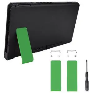 2 Set of Green Soft Touch Replacement Kickstand for Nintendo Switch Console, Back Bracket Holder Kick Stand for Nintendo Switch - Console NOT Included @ 2 Set of Green Soft Touch Replacement Kickstand for Nintendo Switch Console, Back Bracket Holder Kick Stand for Nintendo Switch - Console NOT Included @