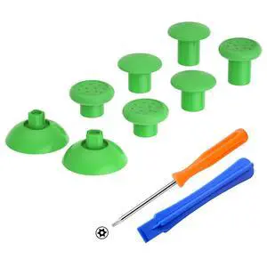 ThumbsGear Interchangeable Thumbstick for Xbox Controller - Improve Comfort - Green 3 Height Domed & Concave Grips Ergonomic Adjustable Joystick for Xbox Seires X/S, for Xbox One S/X/Elite @ ThumbsGear Interchangeable Thumbstick for Xbox Controller - Improve Comfort - Green 3 Height Domed & Concave Grips Ergonomic Adjustable Joystick for Xbox Seires X/S, for Xbox One S/X/Elite @